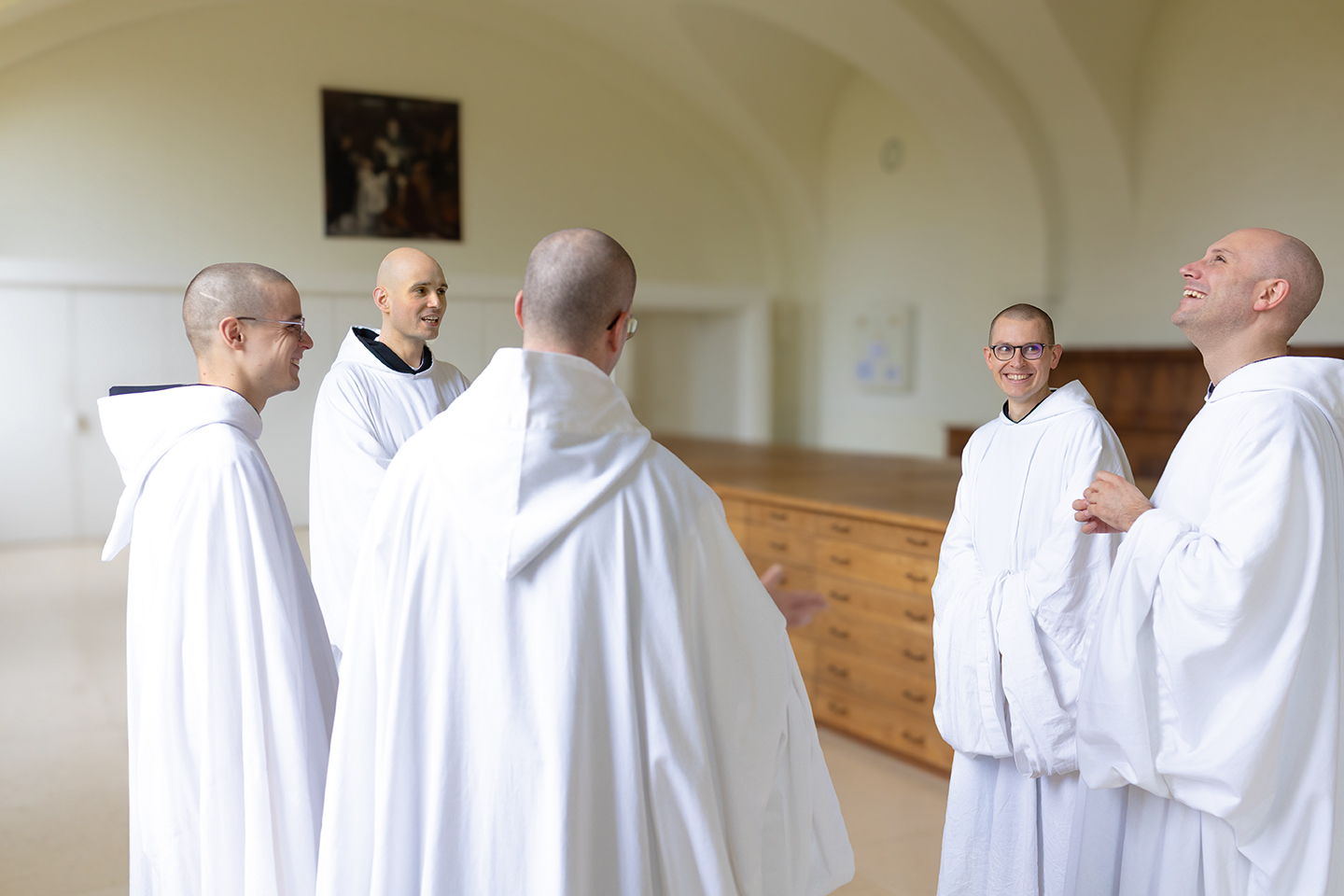 une partie de la schola